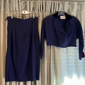 Crop Jacket and Skirt set